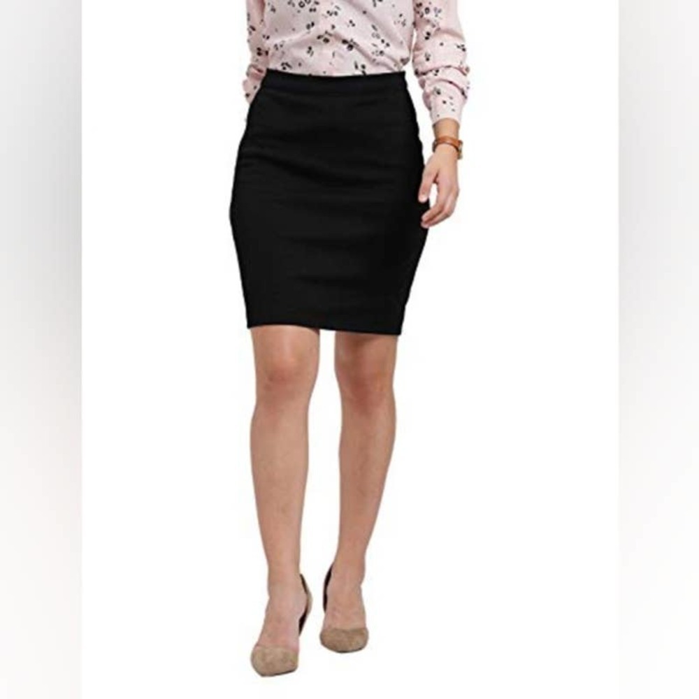 212 Collection Women Size 8 Black Business Suit Work Skirt